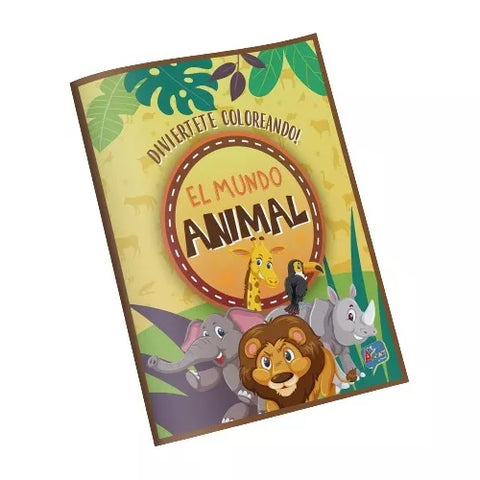 El mundo animal. Diviertete coloreando