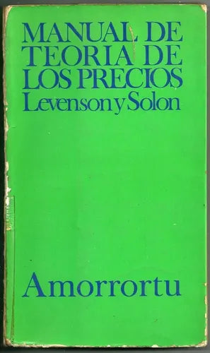 Manual de teoría de los precios