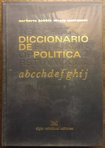 Diccionario De Política Tomo I A-J