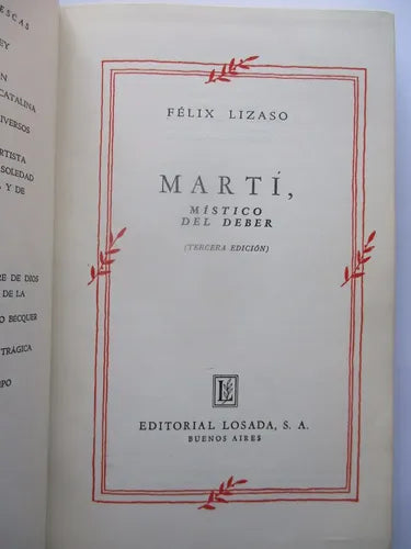Martí, místico del deber