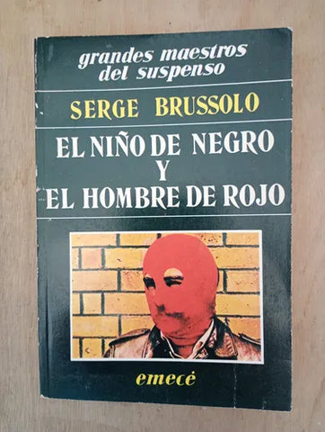 El niño de negro y el hombre de rojo