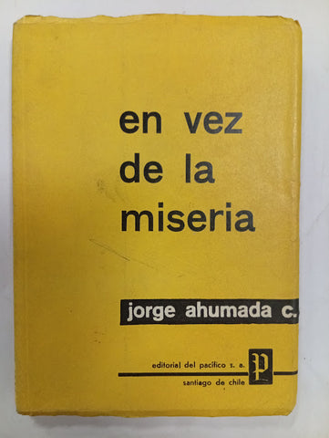 En vez de la miseria