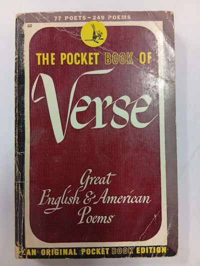 The Pocket Book of Verse. Great English & American Poems