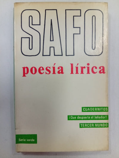 Poesía lírica