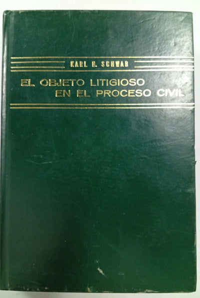 El objeto litigioso en el proceso civil