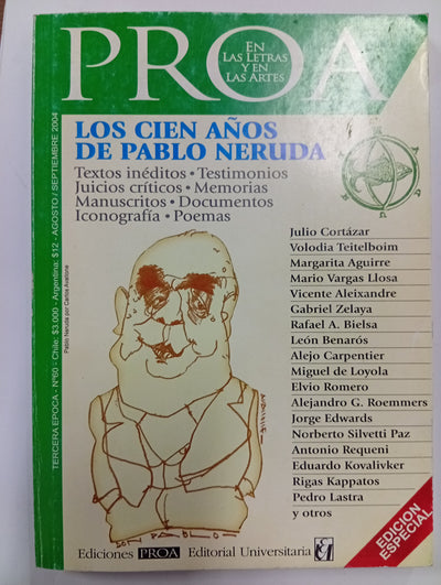 Los cien años de Pablo Neruda