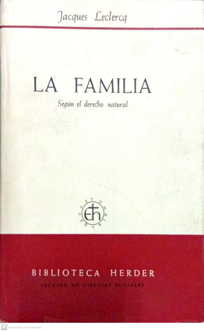 La familia según el derecho natural