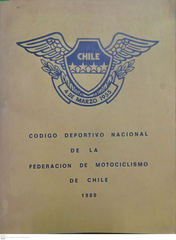 Código Deportivo Nacional de la Federación de Motociclismo de Chile