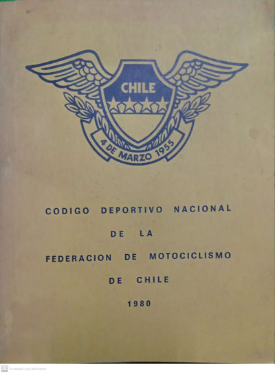 Código Deportivo Nacional de la Federación de Motociclismo de Chile