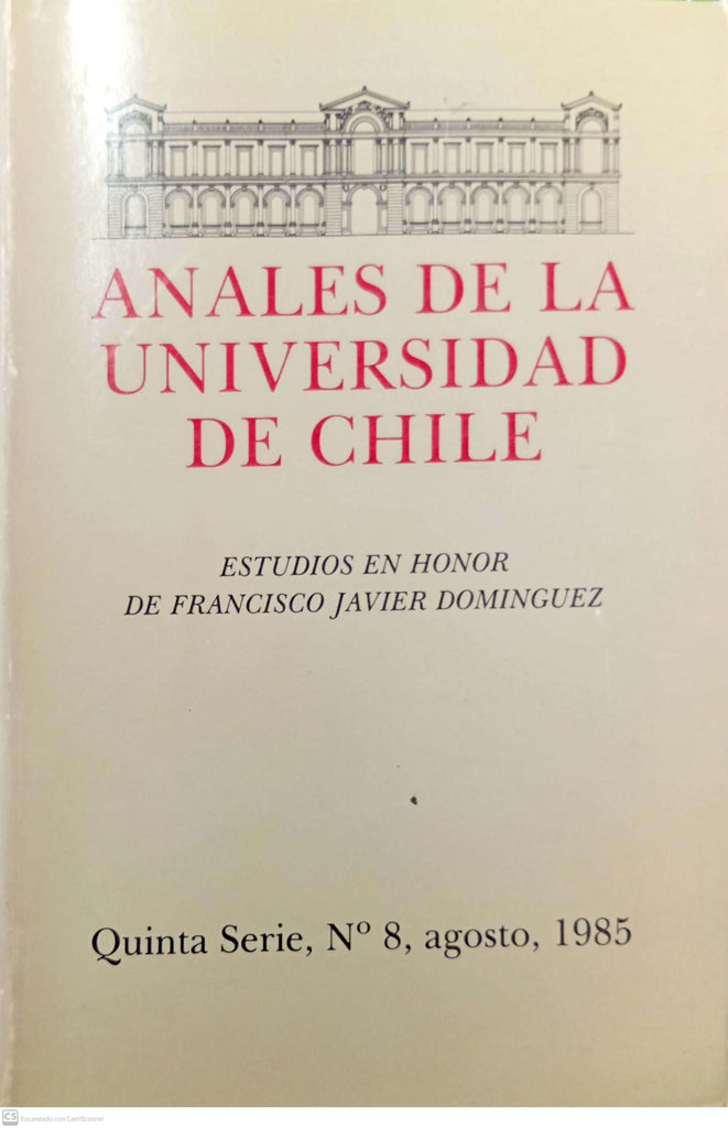 Revista: Anales de la Universidad de Chile  - Quinta serie (publicada entre 1983 y 1990)