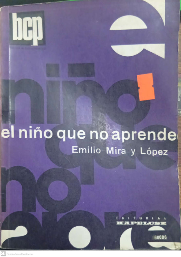 El niño que no aprende