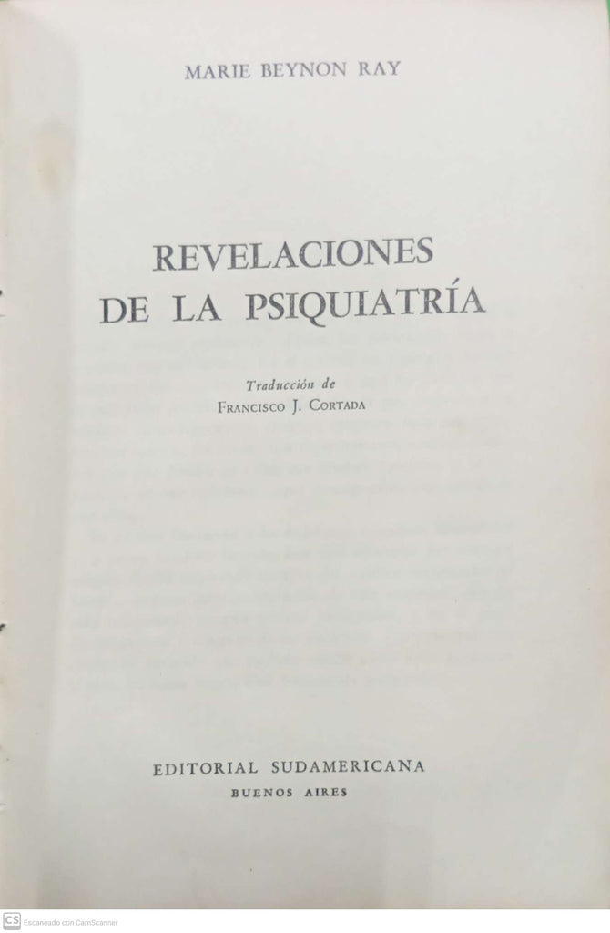 Revelaciones de la psiquiatría