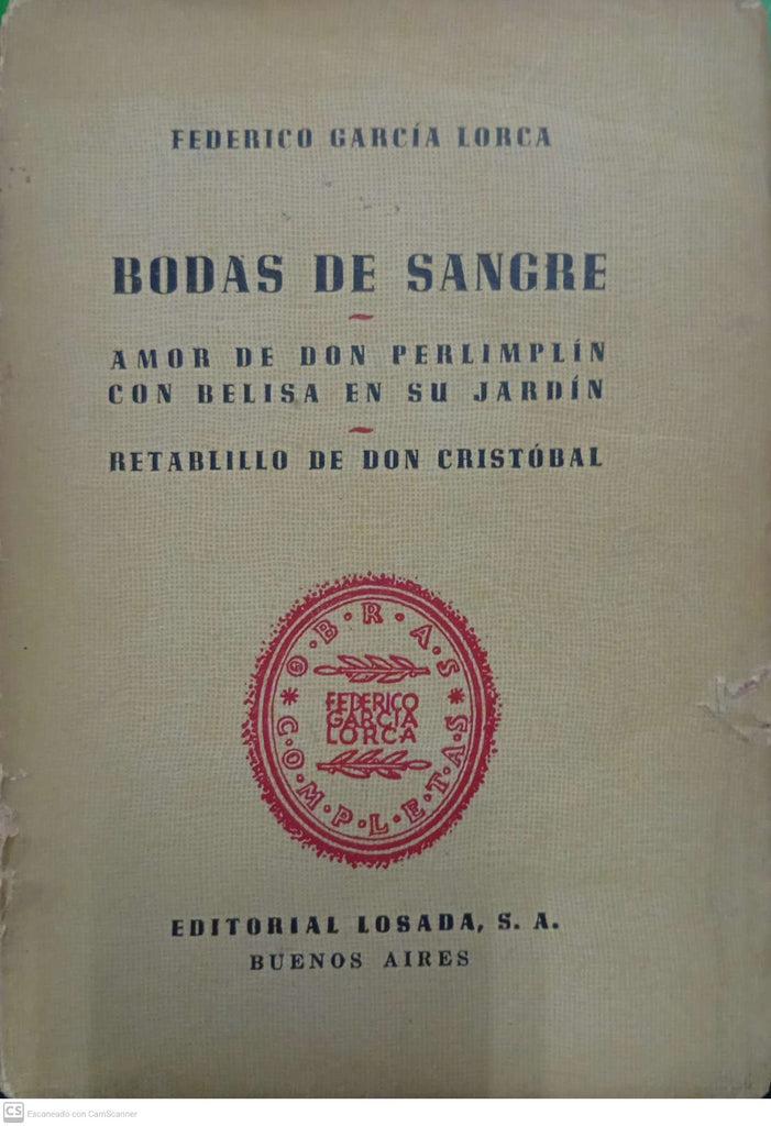 Bodas de sangre / Amor de Don Perlimplín con Belisa en su jardín / Retablillo de Don Cristóbal