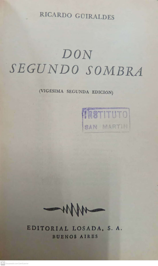 Don Segundo Sombra