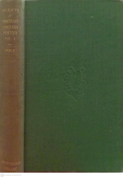 Reliques of Ancient English Poetry. Volume I