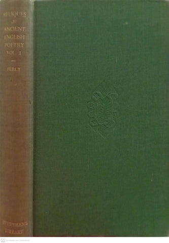 Reliques of Ancient English Poetry. Volume I
