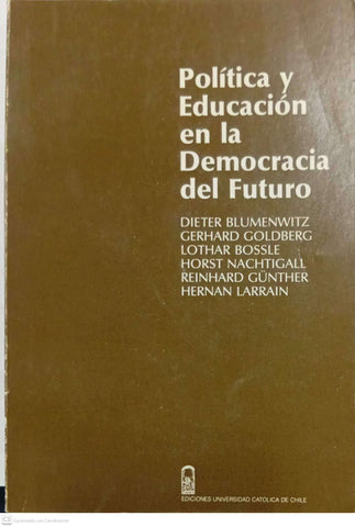 Política y educación en la democracia del futuro