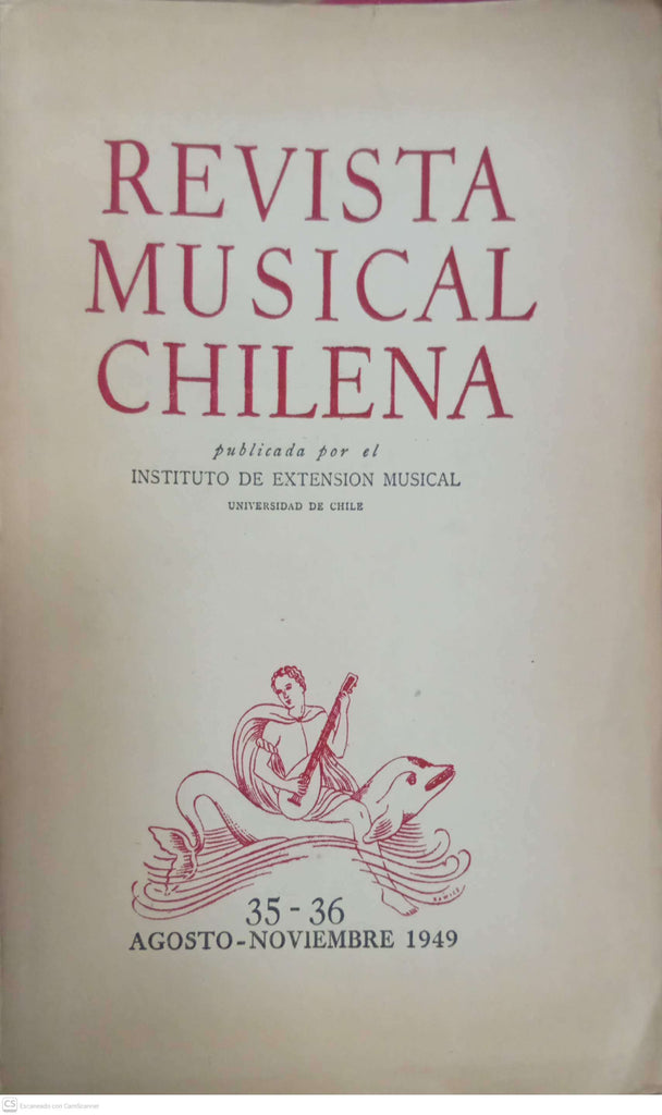 Revista Musical Chilena — Números 35–36
