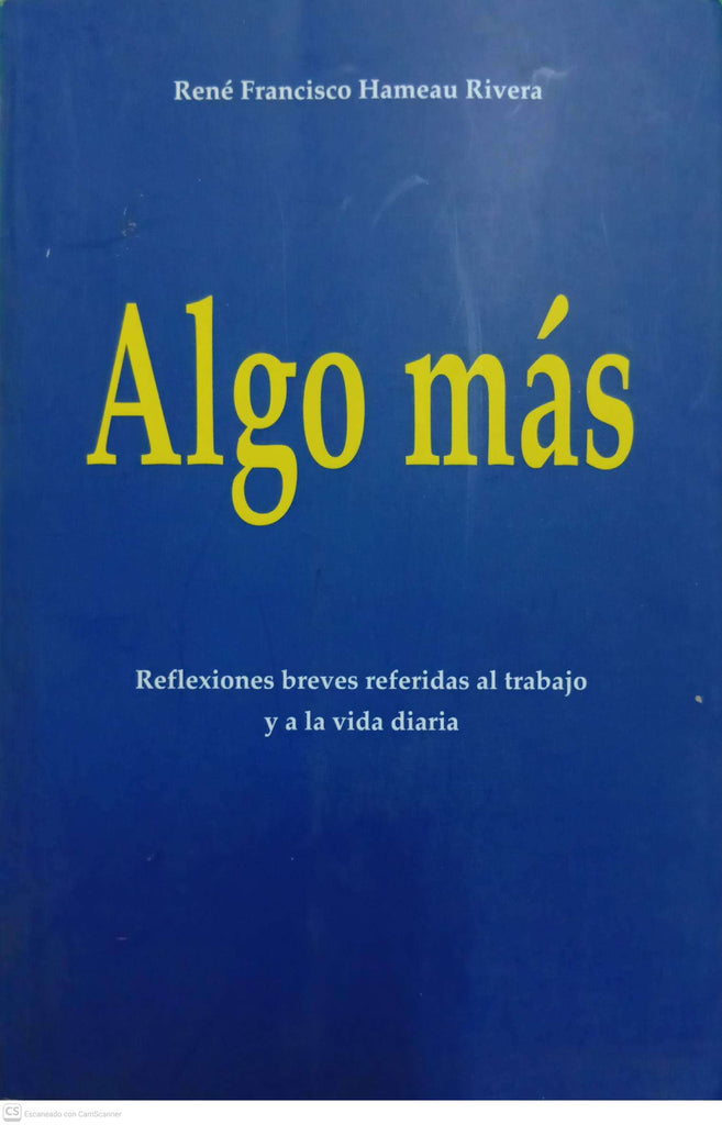 Algo más. Reflexiones breves referidas al trabajo y a la vida diaria