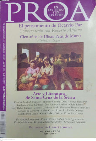 En las Letras y en las Artes
Número: Nº 19 – Tercera Época