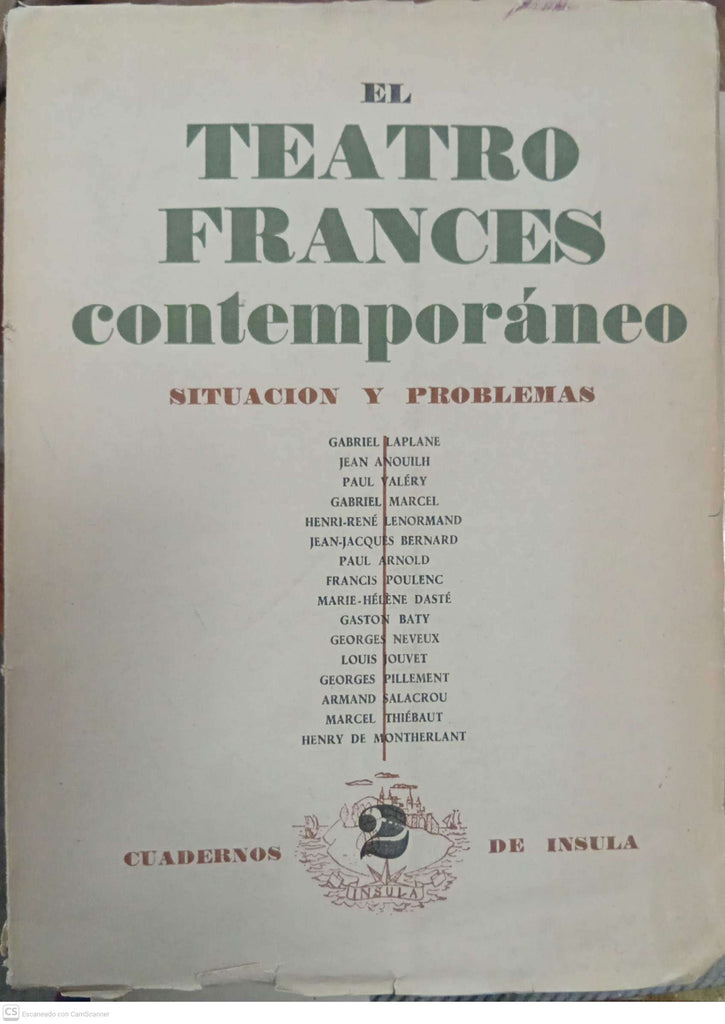 El teatro francés contemporáneo: Situación y problemas