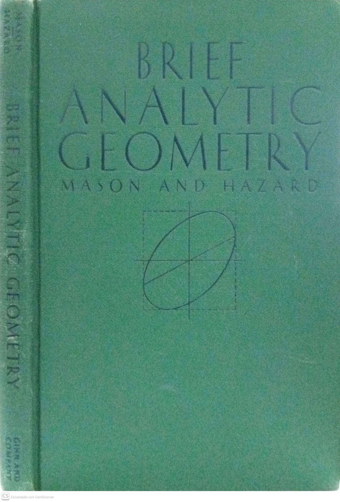Brief Analytic Geometry