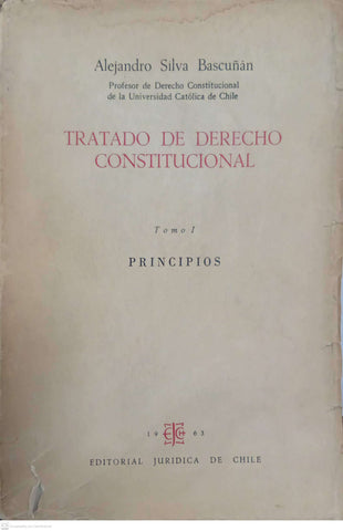 Tratado de Derecho Constitucional — Tomo I: Principios