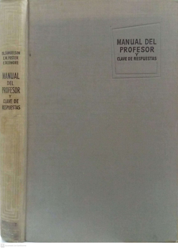 Manual del Profesor y Clave de Respuestas