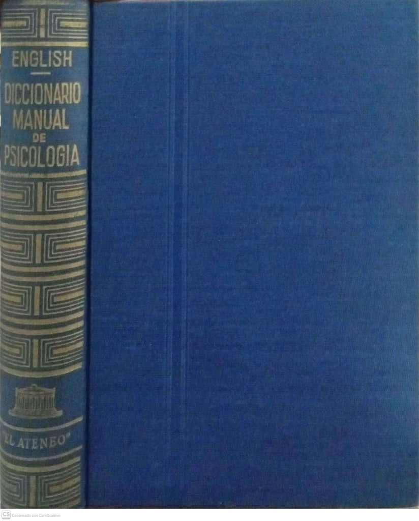 Diccionario Manual de Psicología