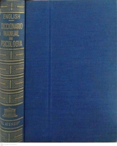 Diccionario Manual de Psicología