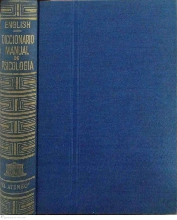 Diccionario Manual de Psicología