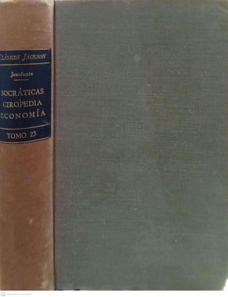 Socráticas. Economía. Ciropedia
