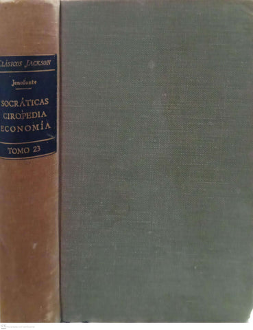 Socráticas. Economía. Ciropedia