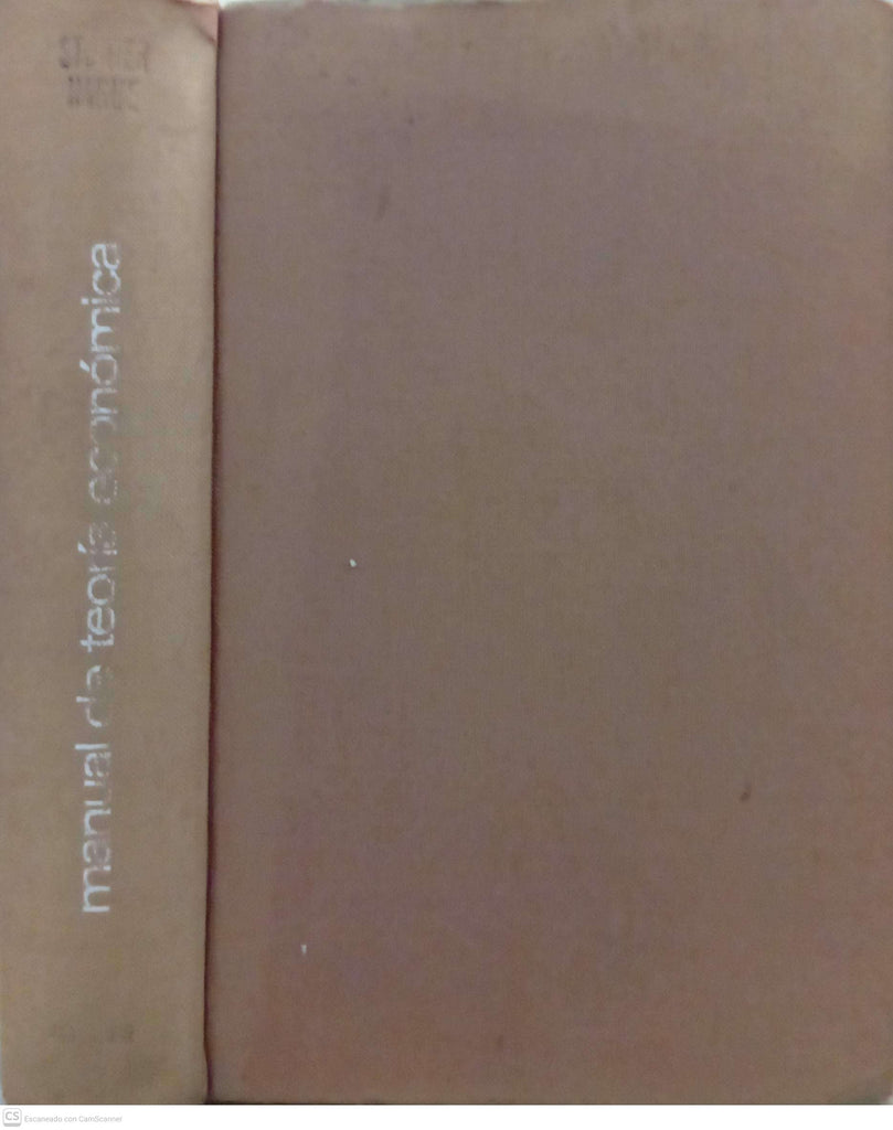 Manual de teoría económica