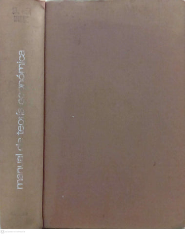 Manual de teoría económica