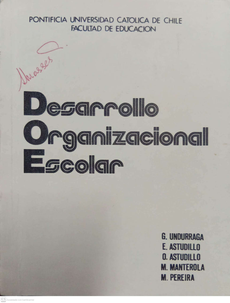 Desarrollo Organizacional Escolar (DOE)