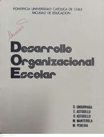 Desarrollo Organizacional Escolar (DOE)