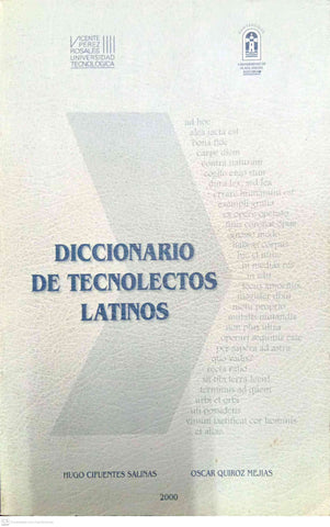Diccionario de tecnolectos latinos