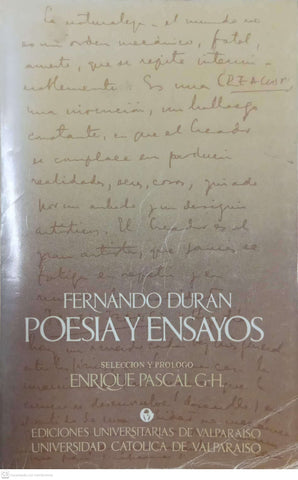 Poesía y Ensayos