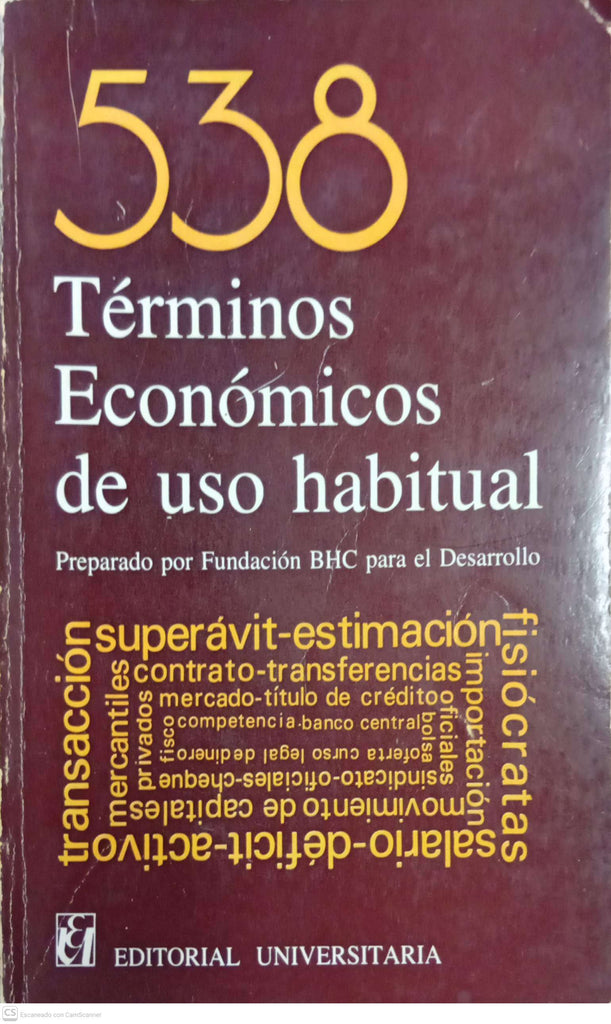 538 Términos Económicos de Uso Habitual