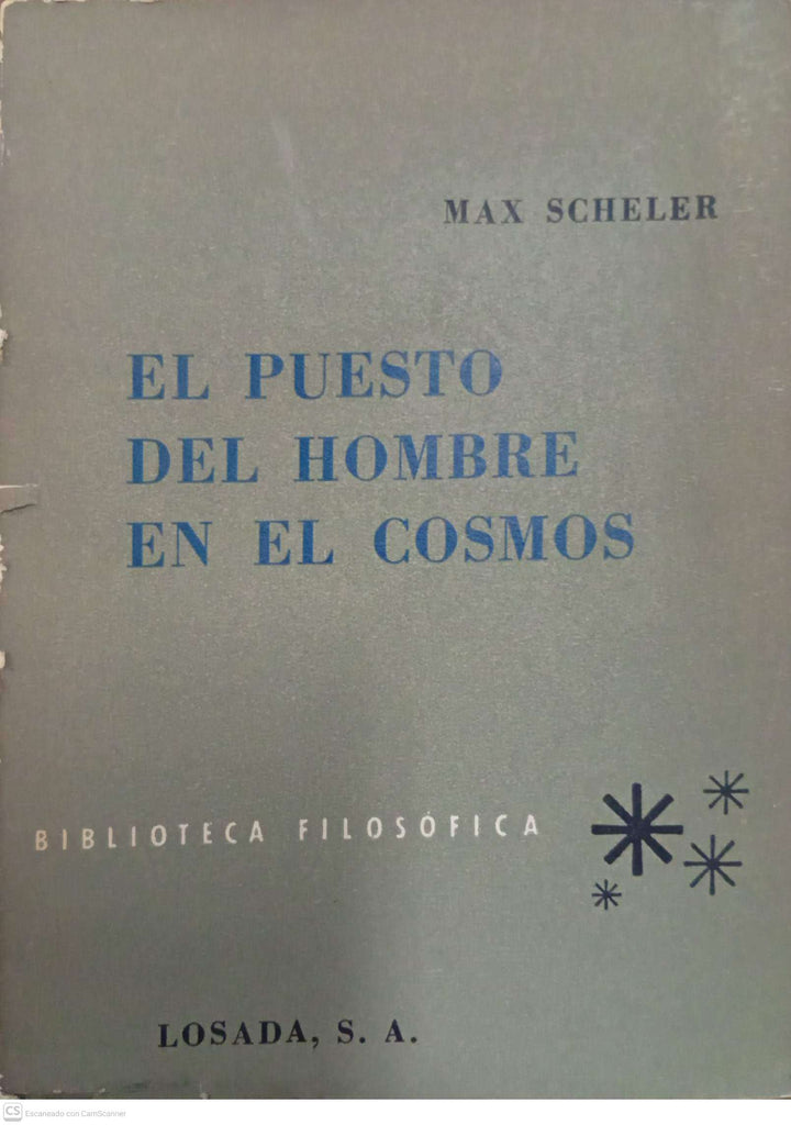 El puesto del hombre en el cosmos