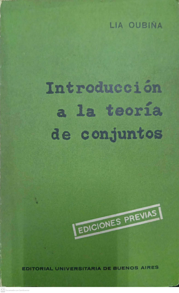 Introducción a la teoría de conjuntos