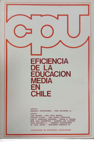 Eficiencia de la Educación Media en Chile