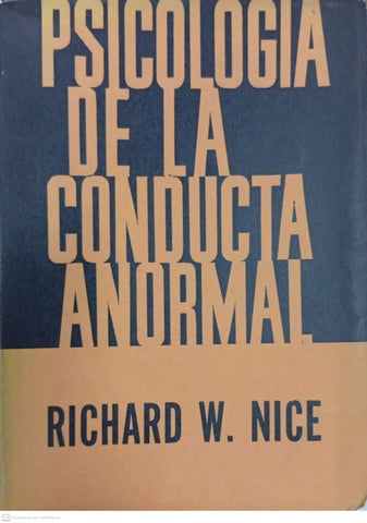 Psicología de la conducta anormal
