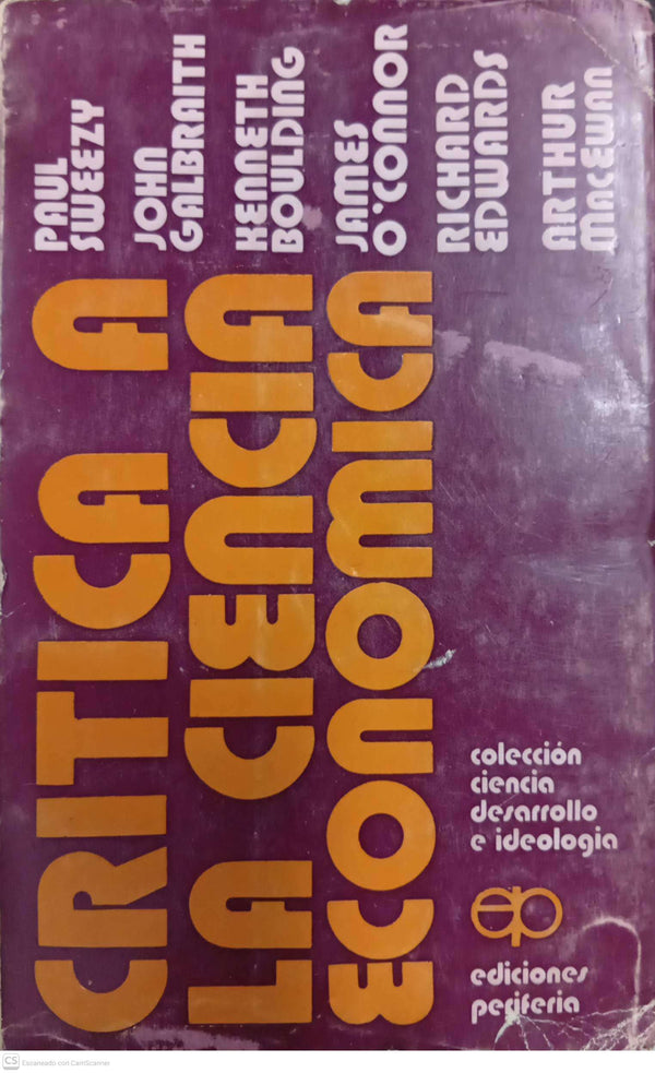 Crítica a la ciencia económica