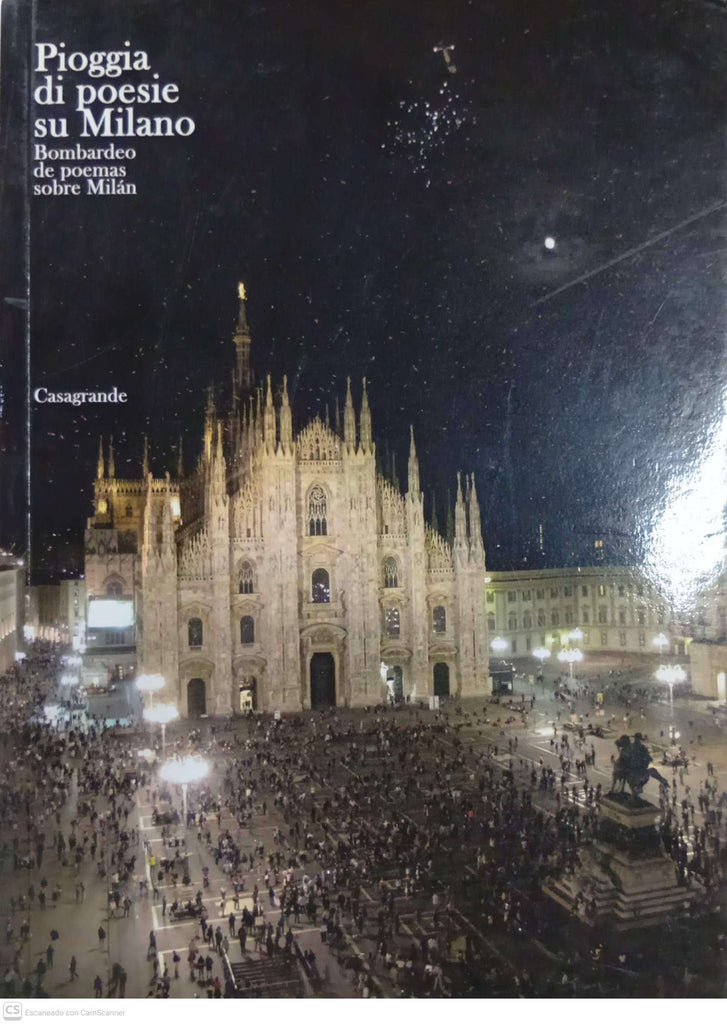 Pioggia di poesie su Milano (Bombardeo de poemas sobre Milán)