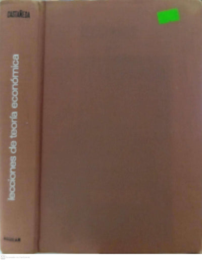 Lecciones de teoría económica