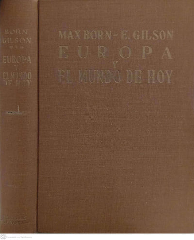 Europa y el mundo de hoy