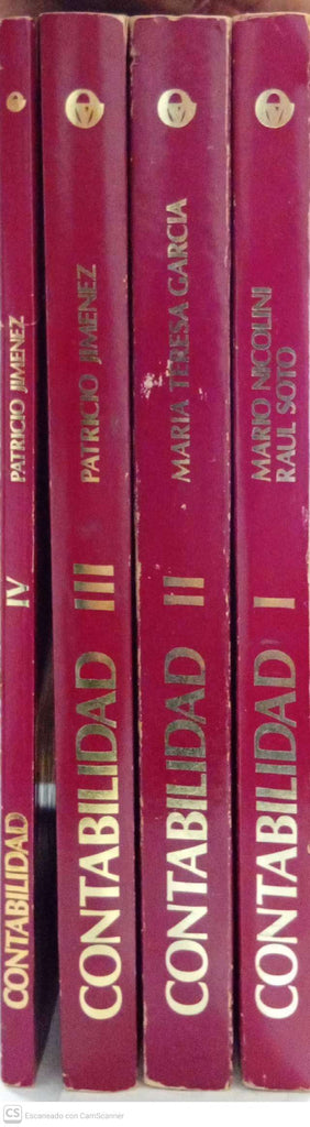 Contabilidad (Colección completa, Tomos I–IV)