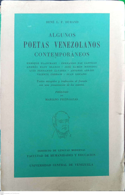 Algunos poetas venezolanos contemporáneos. Edición bilingüe